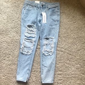 ASOS Liquor N Poker Distressed Skinny Jeans NWT!